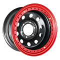 Off-Road Wheels УАЗ с бедлоком (красный) 10x15 5x139.7 ET44 d110